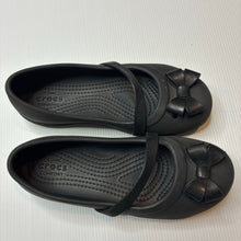 Load image into Gallery viewer, Shoes Crocs, black ballet flat shoes, US 1, GUC, size 1,  