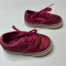 Load image into Gallery viewer, Shoes VANS, pink glitter runners, EU 21.5, US 5.5, FUC, size 5,  