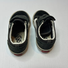 Load image into Gallery viewer, Shoes VANS, black suede runners, EU 22, US 6, FUC, size 5,  