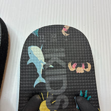 Load image into Gallery viewer, Shoes Cotton On, thongs, sharks, EU 32, US 1, EUC, size 13,  
