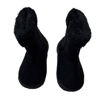 Load image into Gallery viewer, Shoes Snooze Zone, fleece lined faux suede boots / slippers, EUC, size 7,  