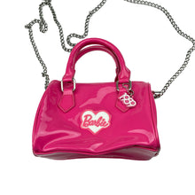 Load image into Gallery viewer, Toys Barbie, MINISO pink patent handbag, 17cm x 11cm, EUC,
