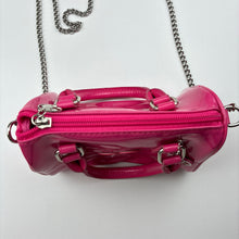 Load image into Gallery viewer, Toys Barbie, MINISO pink patent handbag, 17cm x 11cm, EUC,