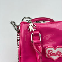 Load image into Gallery viewer, Toys Barbie, MINISO pink patent handbag, 17cm x 11cm, EUC,