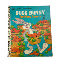 Load image into Gallery viewer, Books A Little Golden Book, Vintage Bugs Bunny, Too Many Carrots, paperback, FUC,