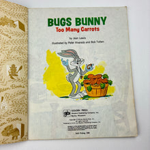 Load image into Gallery viewer, Books A Little Golden Book, Vintage Bugs Bunny, Too Many Carrots, paperback, FUC,