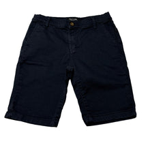 Load image into Gallery viewer, Boys Indie, navy stretch cotton chino shorts, adjustable, GUC, size 10,  