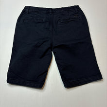 Load image into Gallery viewer, Boys Indie, navy stretch cotton chino shorts, adjustable, GUC, size 10,  