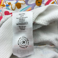 Load image into Gallery viewer, Girls George, fleece lined lightweight cotton sweater / jumper, FUC, size 2-3,  