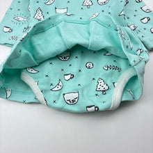 Load image into Gallery viewer, Girls Milk &amp; Masuki, organic cotton romper dress, labels removed, EUC, size 00, L: 35cm