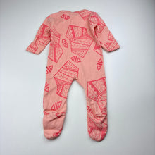 Load image into Gallery viewer, Girls Milk &amp; Masuki, organic cotton zip coverall / romper, EUC, size 000,  