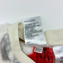 Load image into Gallery viewer, Boys Anko, fleece zip coverall / romper, marks on cuffs, FUC, size 0,  