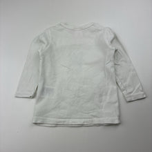 Load image into Gallery viewer, Unisex Seed, stretchy long sleeve top, rabbit, GUC, size 00,  