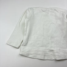 Load image into Gallery viewer, Girls Milk &amp; Masuki, organic cotton long sleeve top, labels removed, armpit to armpit: 26cm, shoulder to cuff: 26cm, EUC, size 0-1,  