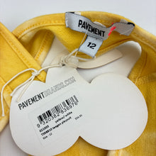 Load image into Gallery viewer, Girls Pavement, yellow &amp; white tie dyed summer playsuit, NEW, size 12,  