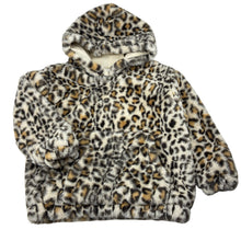 Load image into Gallery viewer, Girls Anko, lined faux fur hoodie sweater, EUC, size 4,  