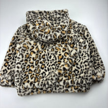 Load image into Gallery viewer, Girls Anko, lined faux fur hoodie sweater, EUC, size 4,  