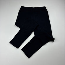 Load image into Gallery viewer, Girls Anko, black stretchy leggings, Inside leg: 46cm, FUC, size 7,  