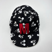 Load image into Gallery viewer, Boys Disney, Mickey Mouse cotton baseball cap / hat, GUC, size 0-1,  