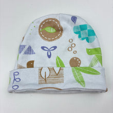 Load image into Gallery viewer, Unisex Bubba Blue, cotton hat / beanie + booties, EUC, size 0000,  