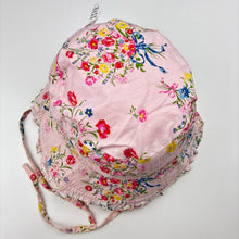 Load image into Gallery viewer, Girls Toshi, reversible pink/floral cotton bucket hat, FUC, size 3-5,  