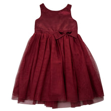 Load image into Gallery viewer, Girls H&amp;M, red tulle &amp; glitter party dress, GUC, size 6, L: 62cm