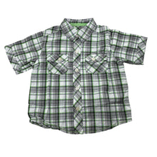 Load image into Gallery viewer, Boys Mother Care, 100% cotton check short sleeve shirt, GUC, size 2,  