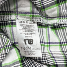 Load image into Gallery viewer, Boys Mother Care, 100% cotton check short sleeve shirt, GUC, size 2,  