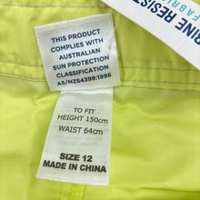 Load image into Gallery viewer, Girls Cancer Council, adjustable board shorts,UPF 50+,chlorine resistant, NEW, size 12,  