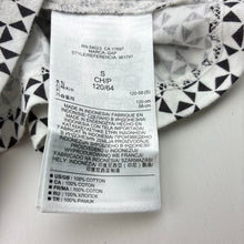 Load image into Gallery viewer, Girls Gap Kids, black and white print cotton top, NEW, size 6-7,  