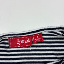 Load image into Gallery viewer, Girls Sprout, navy and white striped cotton sleeveless dress, FUC, size 1, L: 40cm