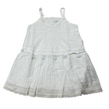 Load image into Gallery viewer, Girls Gumboots, lined cotton sleeveless dress, light mark on back, FUC, size 12 months, L: 45cm