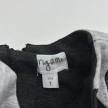 Load image into Gallery viewer, Girls Origami, grey sleeveless dress, GUC, size 1, L: 42cm