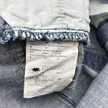 Load image into Gallery viewer, Girls Esprit, short sleeved denim dress, GUC, size 1-2, L: 48cm