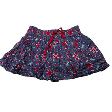 Load image into Gallery viewer, Girls Run Scotty Run, lined floral skirt, elasticated, FUC, size 0,  