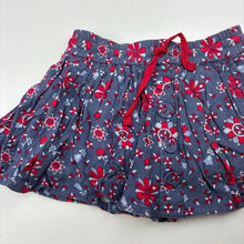 Load image into Gallery viewer, Girls Run Scotty Run, lined floral skirt, elasticated, FUC, size 0,  