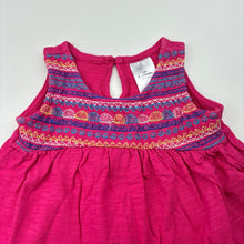 Load image into Gallery viewer, Girls Target, pink cotton embroidered top, GUC, size 000,  