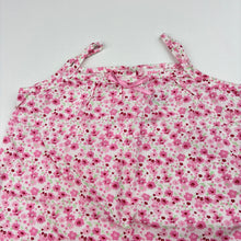 Load image into Gallery viewer, Girls Mini Molly, cotton floral summer party dress, EUC, size 0, L: 39cm