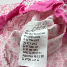 Load image into Gallery viewer, Girls Mini Molly, cotton floral summer party dress, EUC, size 0, L: 39cm
