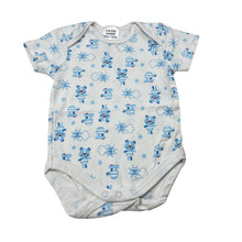 Load image into Gallery viewer, Boys Baby Baby, short sleeve cotton bodysuit / romper, GUC, size 00,  