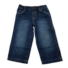 Load image into Gallery viewer, Boys Target, dark denim jeans, elasticated, Inside leg: 30cm, GUC, size 2,  