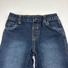 Load image into Gallery viewer, Boys Target, dark denim jeans, elasticated, Inside leg: 30cm, GUC, size 2,  