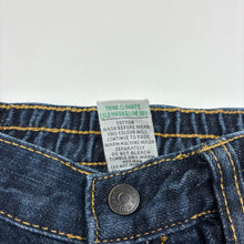 Load image into Gallery viewer, Boys Target, dark denim jeans, elasticated, Inside leg: 30cm, GUC, size 2,  