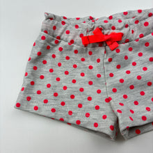 Load image into Gallery viewer, Girls Target, spotted shorts, elasticated, EUC, size 0000,  