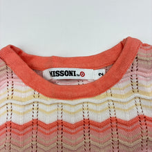 Load image into Gallery viewer, Girls Missoni, cotton knit dress &amp; underslip, GUC, size 2, L: 39cm