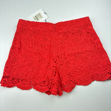 Load image into Gallery viewer, Girls Witchery, lined cotton lace shorts, adjustable, NEW, size 8,  
