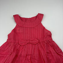 Load image into Gallery viewer, Girls lightweight, cotton summer dress, GUC, size 00, L: 42cm