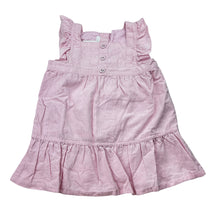 Load image into Gallery viewer, Girls H&amp;M, lined pink corduroy cotton dress, GUC, size 00, L: 39cm