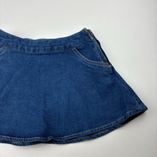 Load image into Gallery viewer, Girls Lily &amp; Dan, stretch denim skirt, adjustable, side zip, EUC, size 0,  