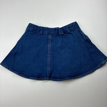 Load image into Gallery viewer, Girls Lily &amp; Dan, stretch denim skirt, adjustable, side zip, EUC, size 0,  